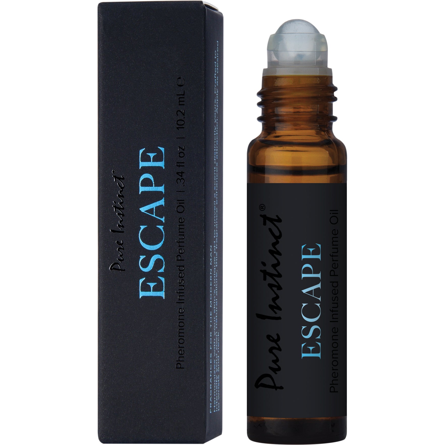 Pure Instinct Black Collection Pheromone Infused Perfume Oil - Escape