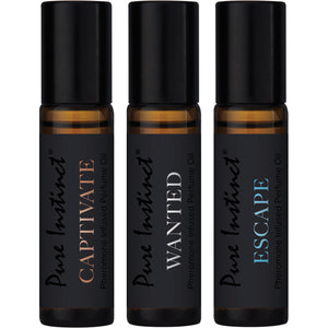 Pure Instinct Black Collection Pheromone Infused Perfume Oil - All
