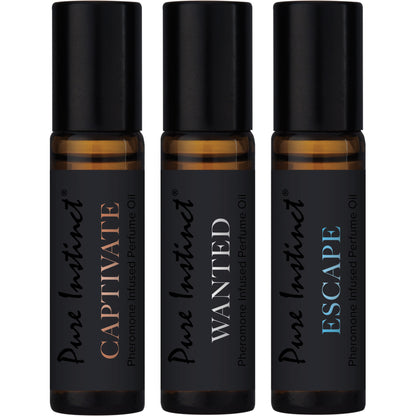 Pure Instinct Black Collection Pheromone Infused Perfume Oil - All