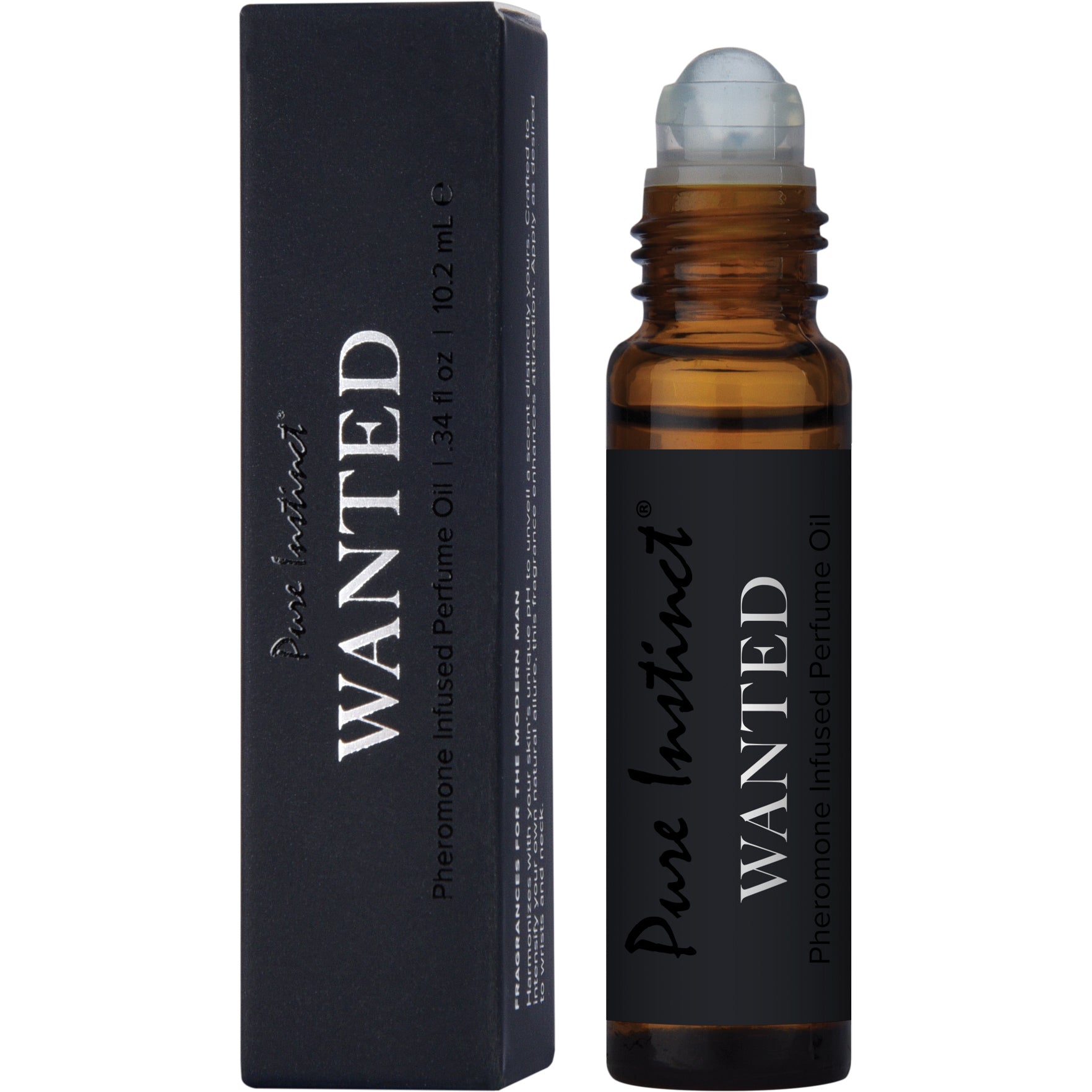 Pure Instinct Black Collection Pheromone Infused Perfume Oil - Wanted