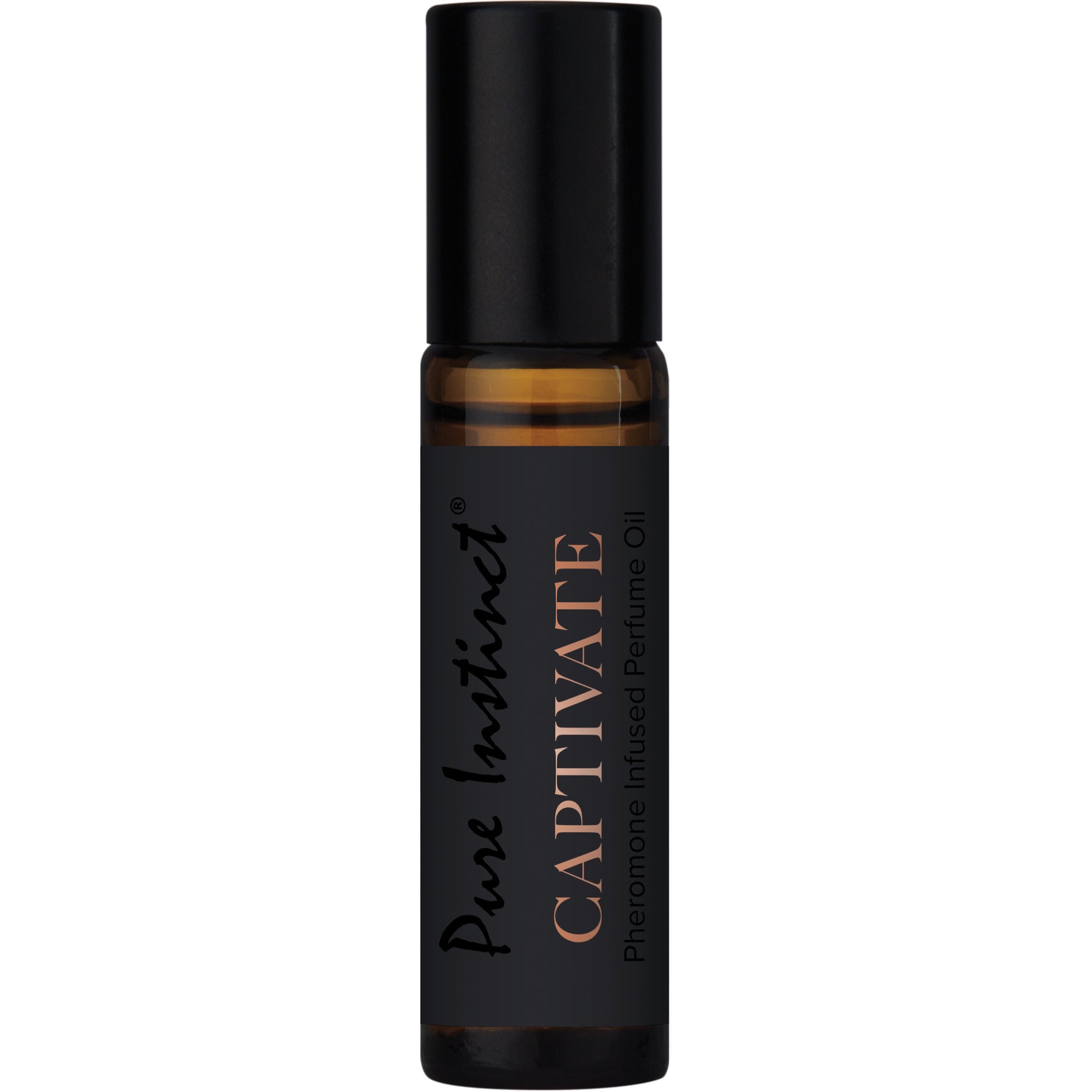 Pure Instinct Black Collection Pheromone Infused Perfume Oil - Captivate