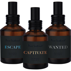 Pure Instinct Black Collection Pheromone Infused Perfume Oil Spray 2 oz - All