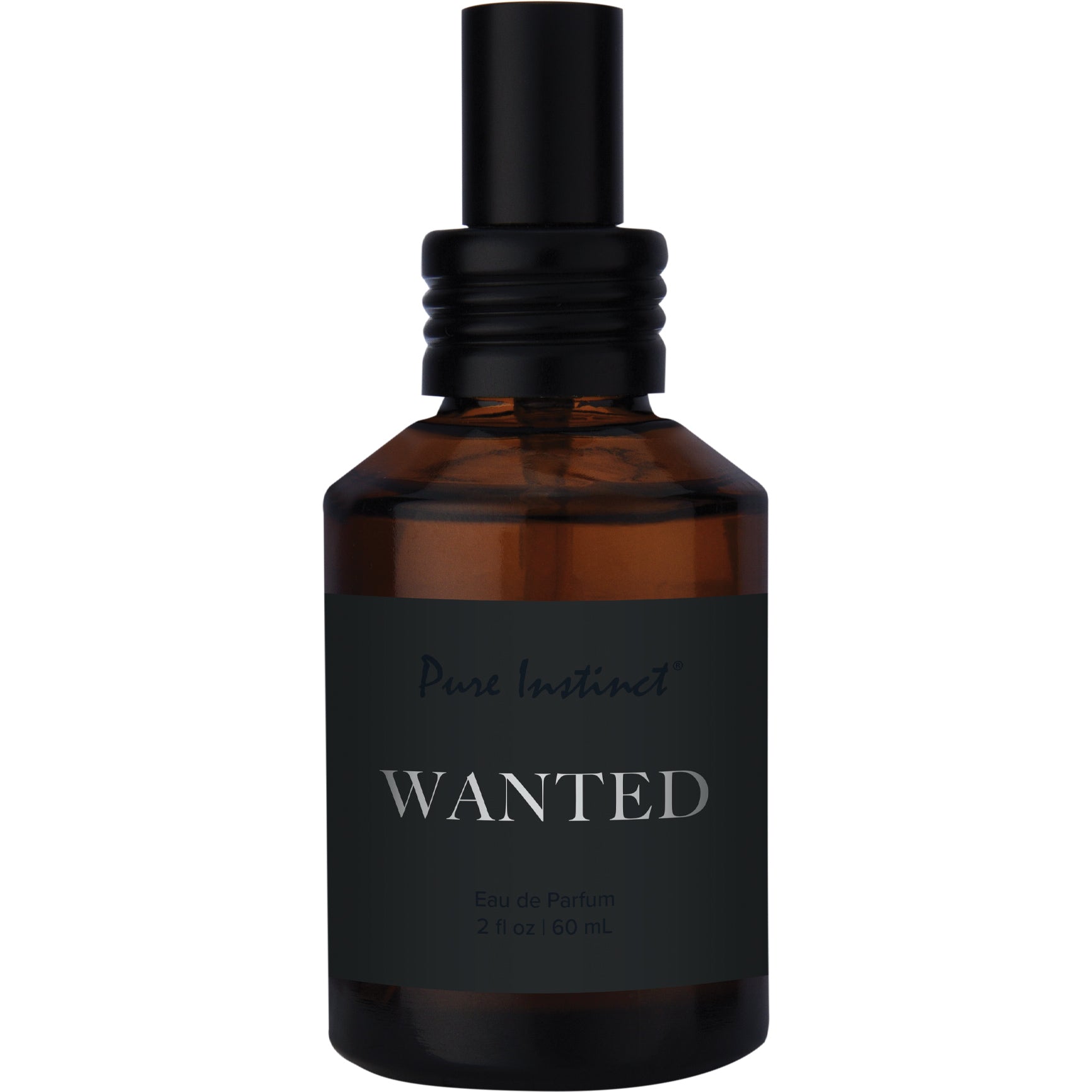 Pure Instinct Black Collection Pheromone Infused Perfume Oil Spray 2 oz - Wanted