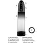 Pumped Automatic Rechargeable Luv Penis Pump By Shots - Black