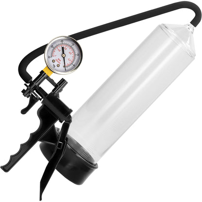 Pumped Elite Beginner Penis Pump With PSI Gauge By Shots - Clear