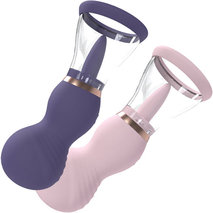 Pumped Sensual Automatic Silicone Vulva & Breast Pump With Tongue Pumped Sensual Automatic Silicone Vulva & Breast Pump With Tongue