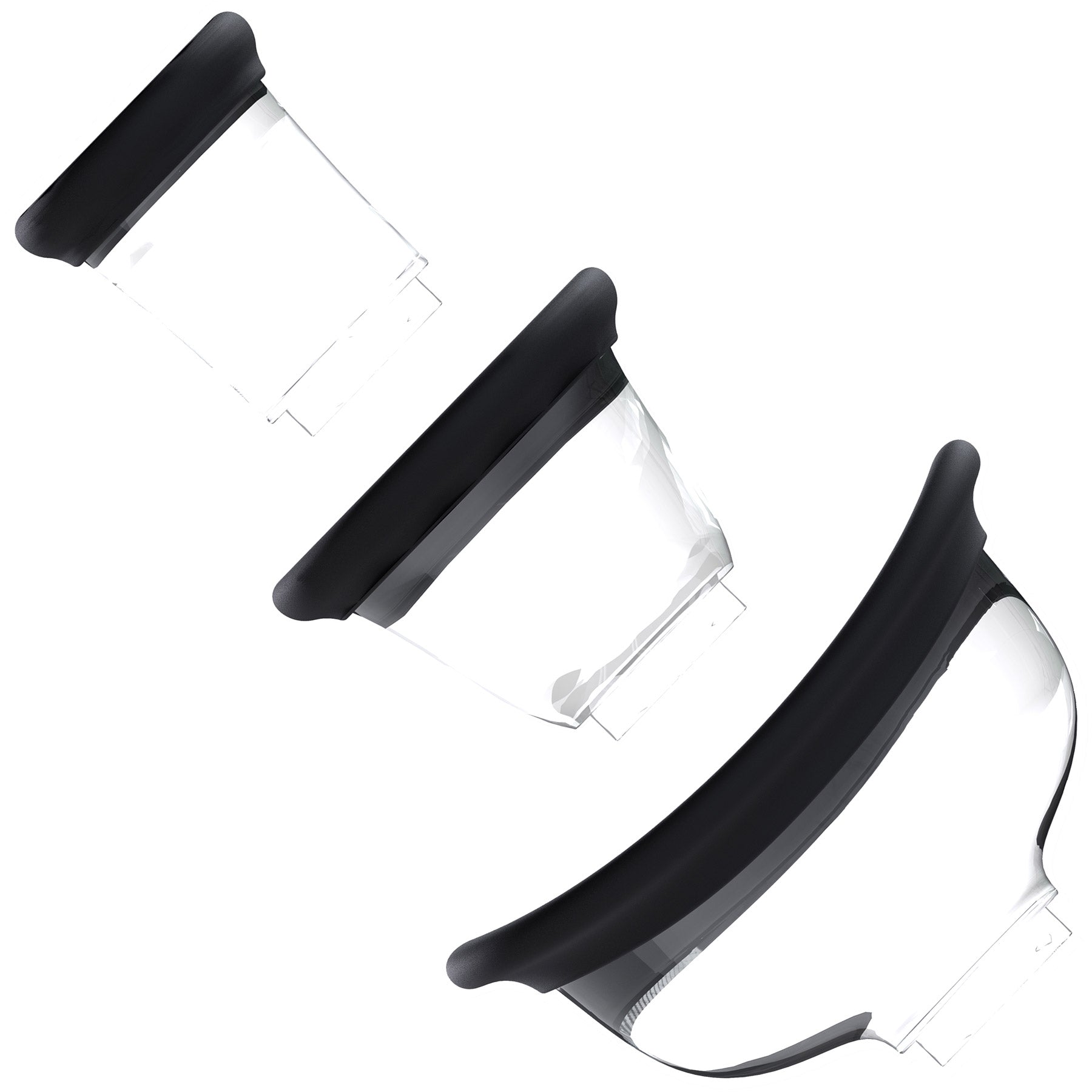 Pumped Delightful Automatic 5-Speed Silicone Vulva, Clitoris, Nipple & Breast Pump - Black Cups