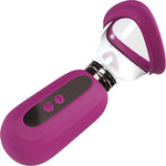 Pumped Dazzling Automatic Silicone Vulva, Clitoris & Breast Pump By Shots - Pink