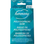 Harmony Polyisoprene Non-Latex Dam - 6 Pack