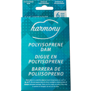 Harmony Polyisoprene Non-Latex Dam - 6 Pack