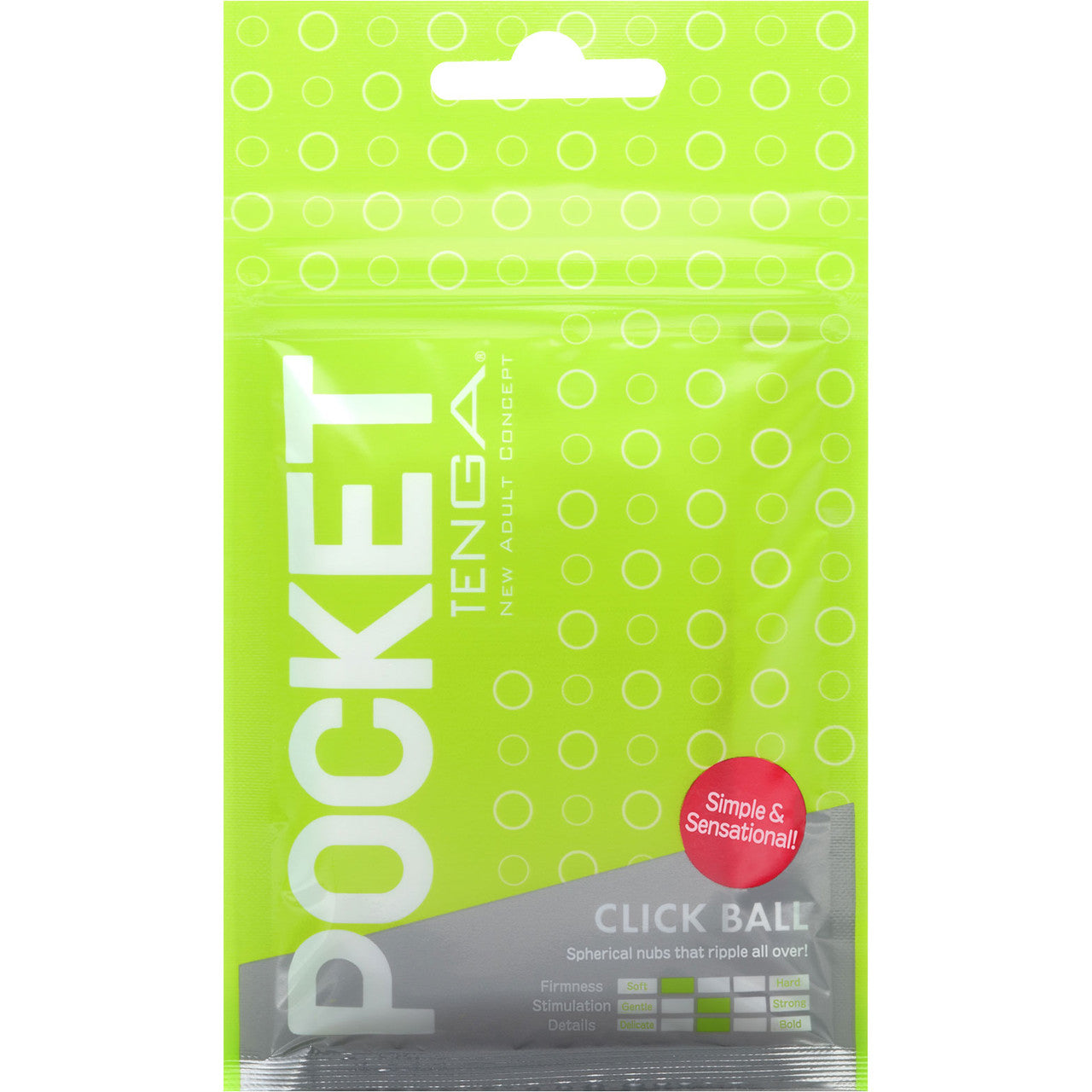 Tenga Pocket Portable Penis Masturbator - Click Ball