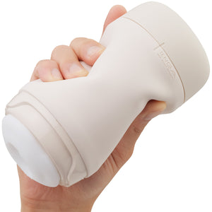 Tenga Puffy Reusable Penis Masturbation Cup - Latte Brown