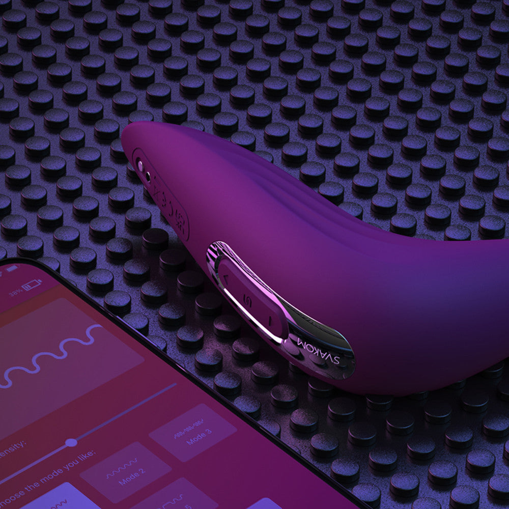 Svakom Pulse Union Rechargeable App Enabled Pressure Wave Clitoral Stimulator - Violet