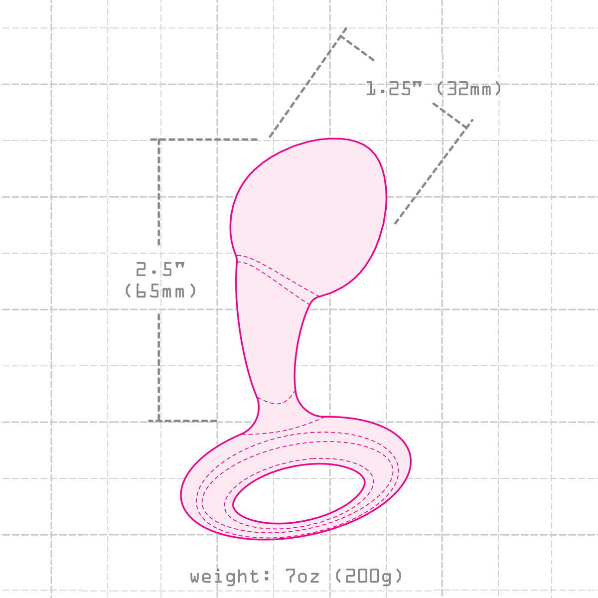 Njoy Pure Plug Stainless Steel Butt Plug - Medium Njoy Pure Plug Stainless Steel Butt Plug - Medium