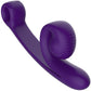 SVibe Snail Curve Dual Stimulator Silicone Vibrator - Purple