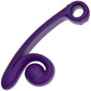 SVibe Snail Curve Dual Stimulator Silicone Vibrator - Purple