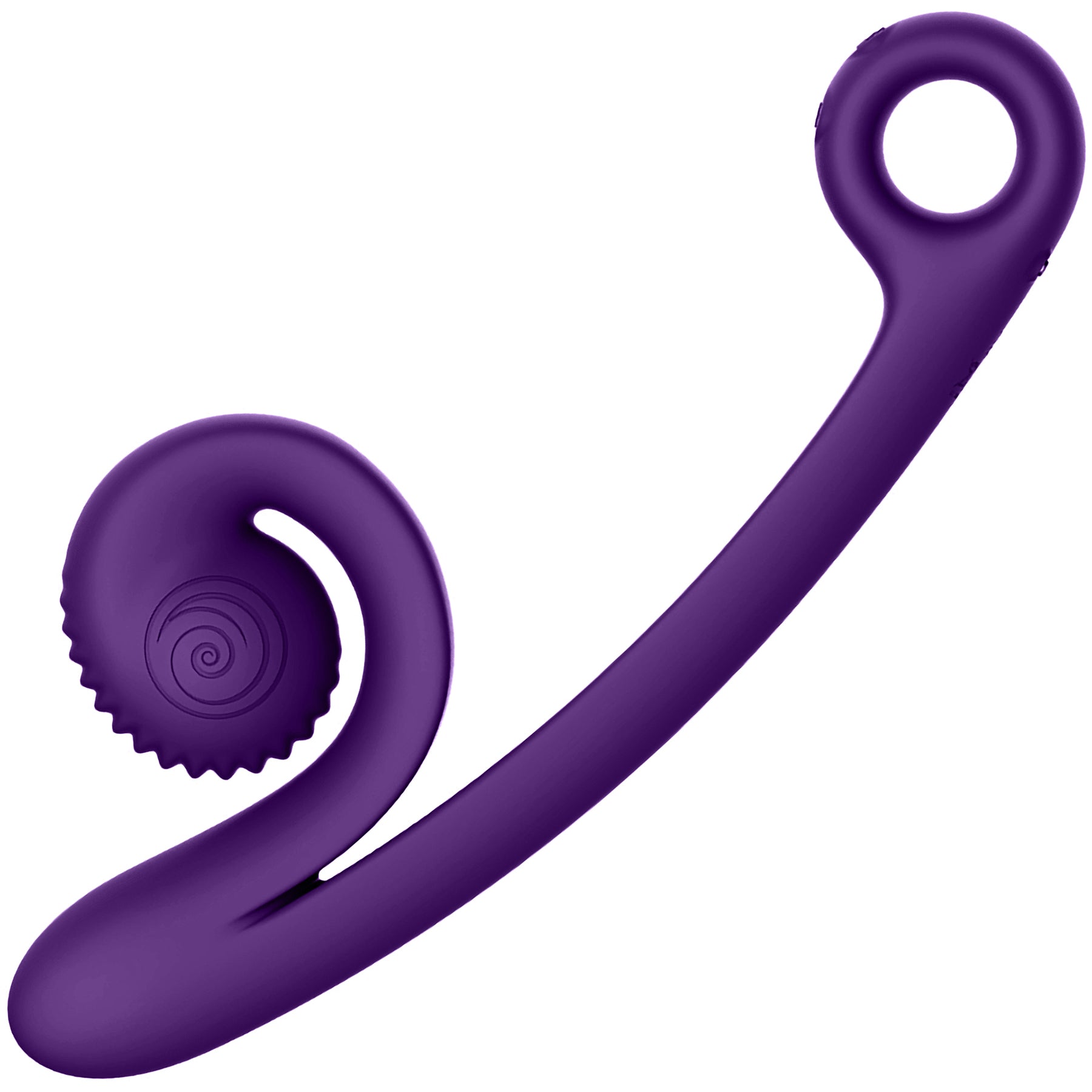 SVibe Snail Curve Dual Stimulator Silicone Vibrator - Purple
