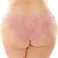 Bottoms Up Poppy Pink Crotchless Panty by Fantasy Lingerie - Queen