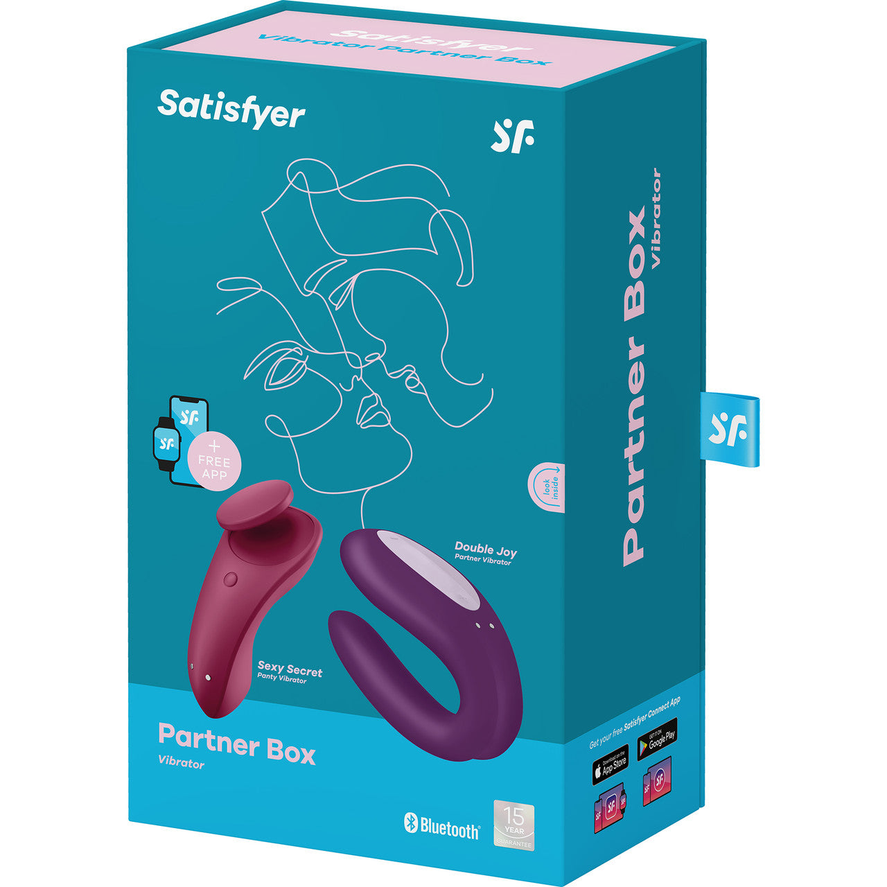 Satisfyer Partner Box 1 - Double Joy Couple's Vibrator & Sexy Secret Panty Vibrator