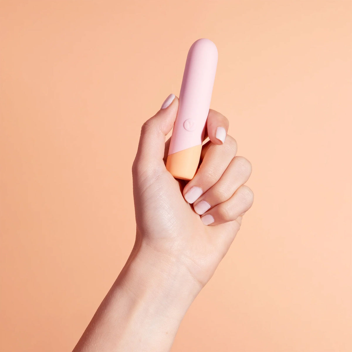 VUSH Peachy Silicone Rechargeable Waterproof Bullet Vibrator