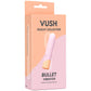 VUSH Peachy Silicone Rechargeable Waterproof Bullet Vibrator