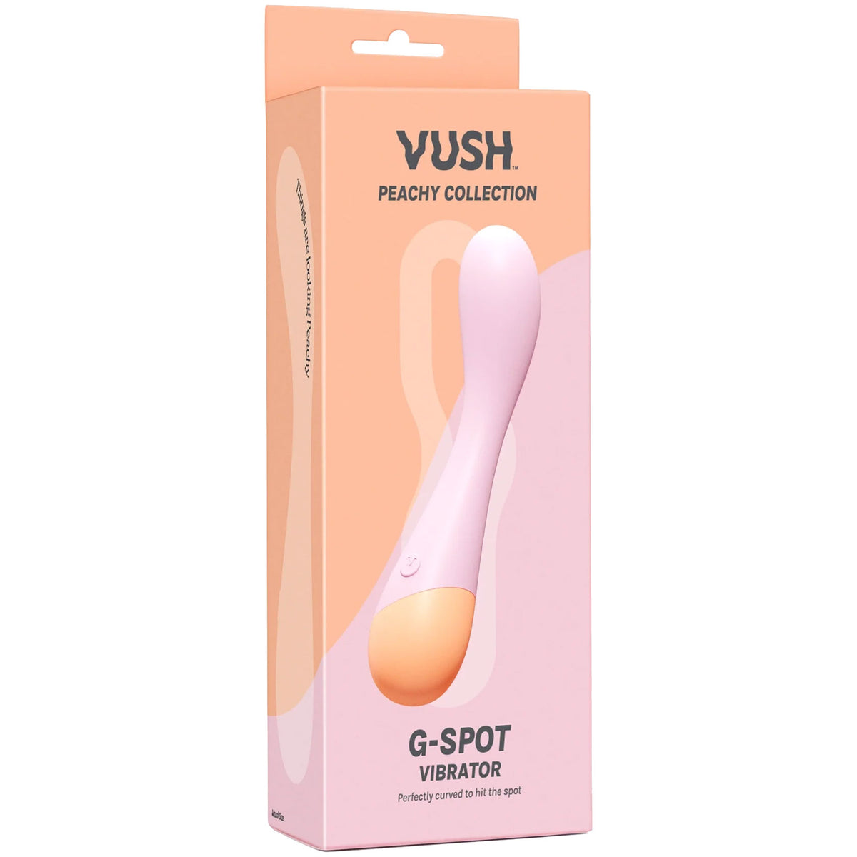VUSH Peachy Silicone Rechargeable Waterproof G-Spot Vibrator