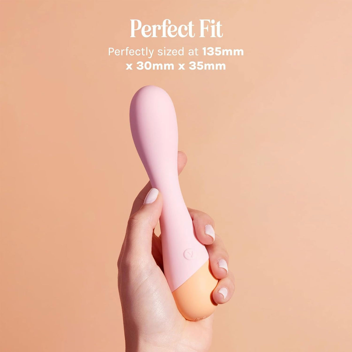 VUSH Peachy Silicone Rechargeable Waterproof G-Spot Vibrator