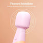 VUSH Peachy Silicone Rechargeable Mini Wand Vibrator