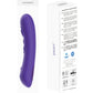 KIIROO Pearl 3 Silicone USB Rechargeable Waterproof Interactive G-Spot Vibrator - Purple