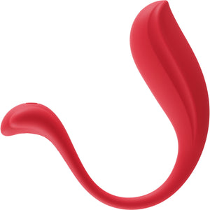 SVAKOM PHOENIX NEO 2 Interactive App Controlled Silicone Waterproof Rechargeable Bullet Vibrator - Red