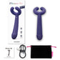 Please Me Rechargeable Silicone Dual Vibrator By Love To Love - Midnight Indigo