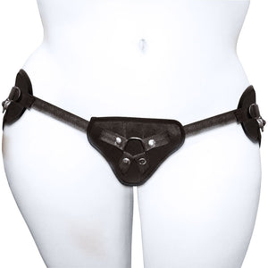 Curvy Collection Noire Strap-On Harness by Sportsheets