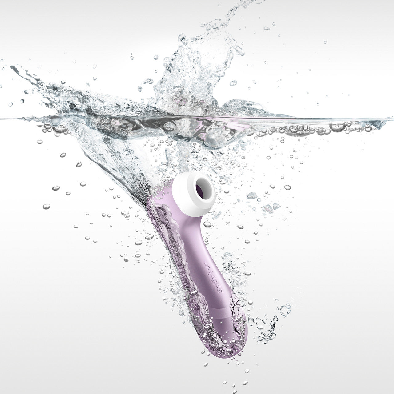 Satisfyer Pro 2 Pressure Wave Rechargeable Waterproof Silicone Clitoral Stimulator - Purple