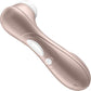 Satisfyer Pro 2 Pressure Wave Rechargeable Waterproof Silicone Clitoral Stimulator - Gold