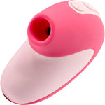 Unbound Puff Rechargeable Waterproof Silicone Pressure Wave Clitoral Stimulator - Quartz & Coral