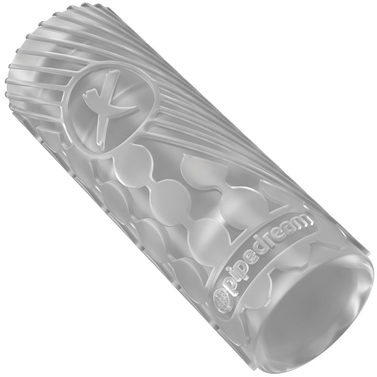 PDX Elite EZ Grip Stroker Penis Stimulator By Pipedream - Clear