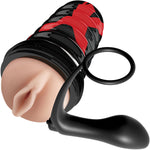 PDX Elite Ass-Gasm Extreme Vibrating Kit With PDX Elite Air-Tight Pussy Stroker & Ass-Gasm Cock Ring 