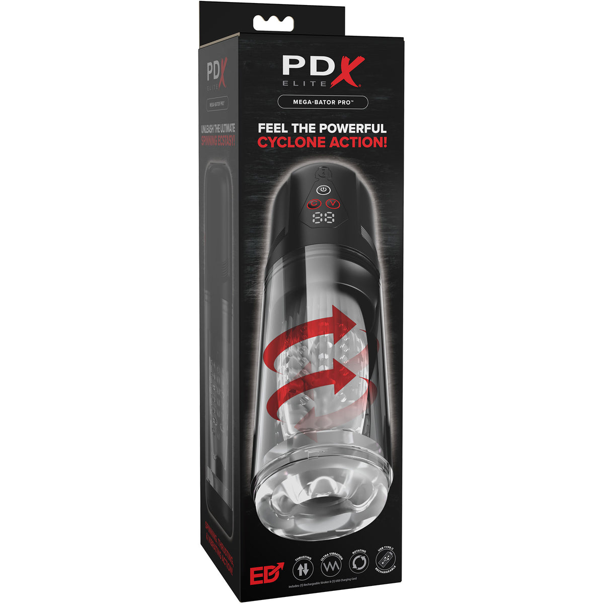 PDX Elite Rechargeable Mega-Bator Pro Masturbator By Pipedream