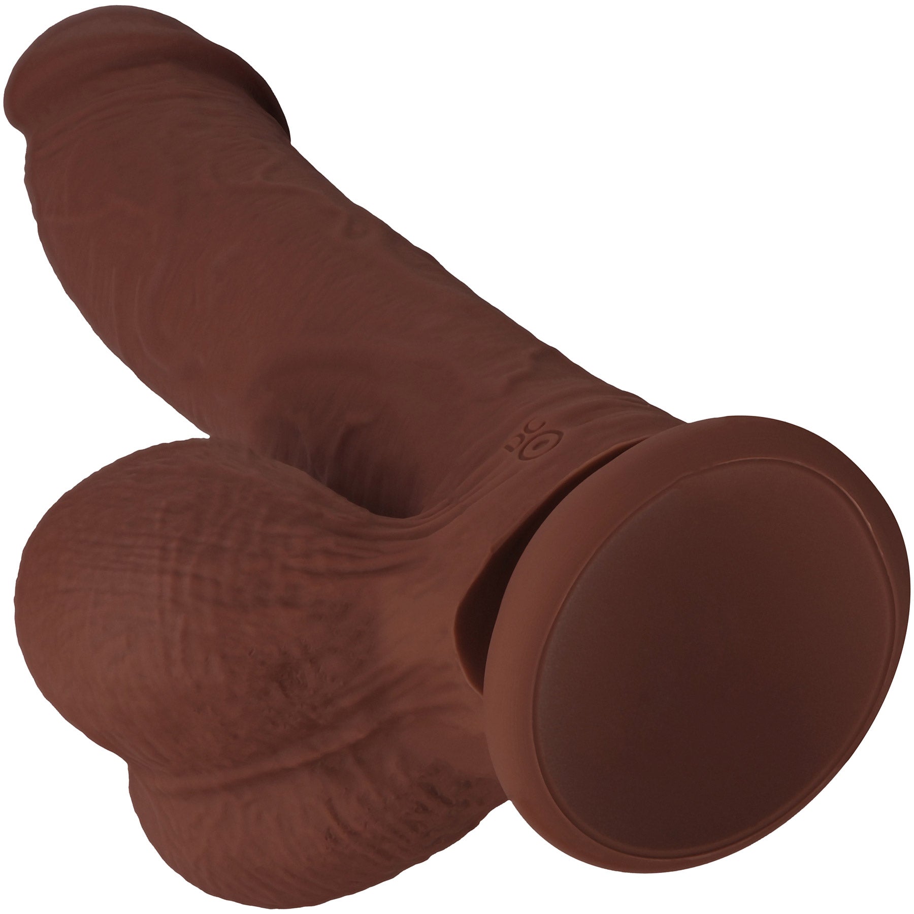 RealRock® 7" Realistic Vibrating Curved Dildo With Weighted Balls