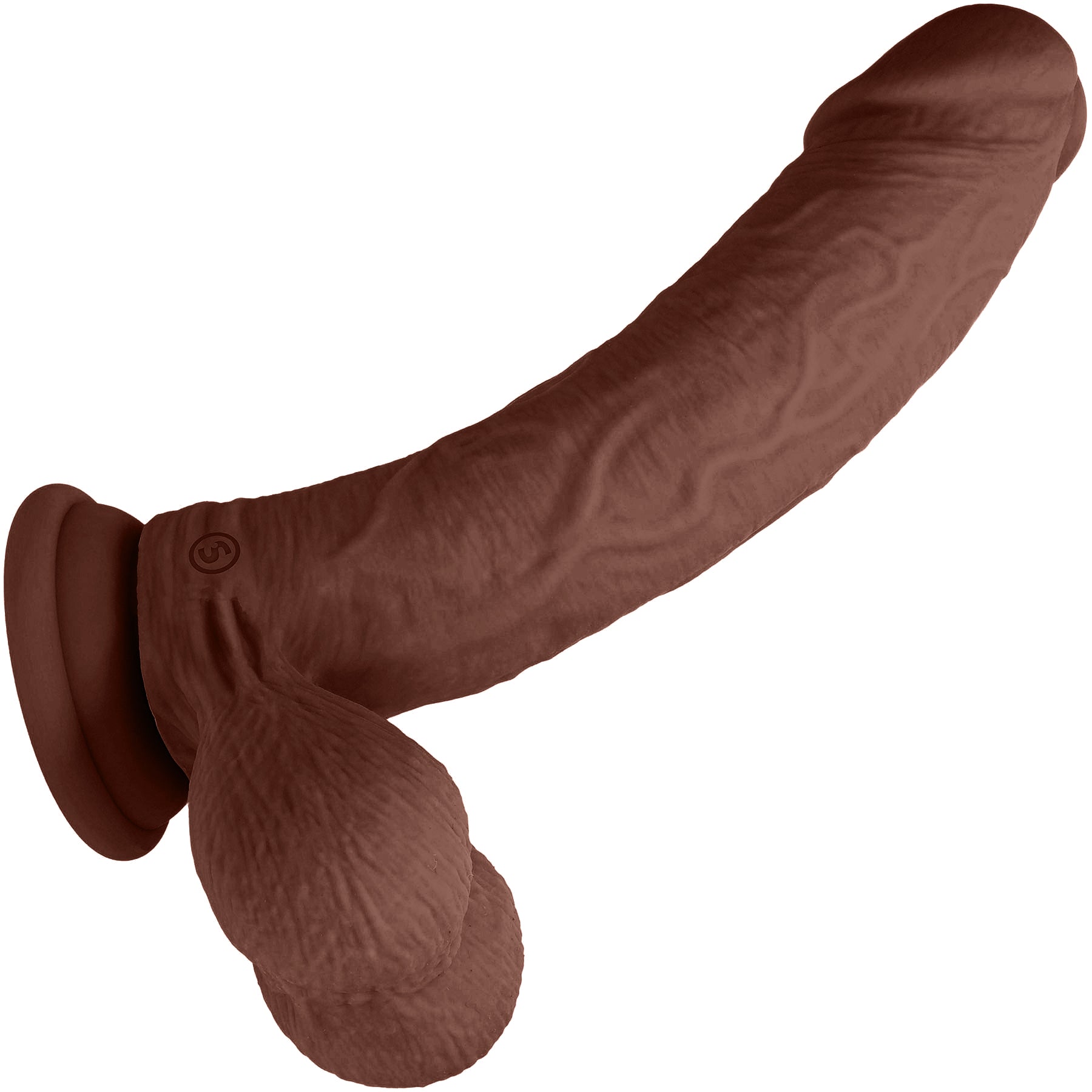 RealRock® 7" Realistic Vibrating Curved Dildo With Weighted Balls