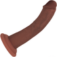 RealRock® 6" Realistic Dual Layered Curved Silicone Suction Cup Dildo