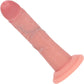 RealRock® 6" Realistic Dual Layered Curved Silicone Suction Cup Dildo - Vanilla