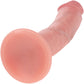 RealRock® 7" Realistic Dual Layered Curved Silicone Suction Cup Dildo - Vanilla