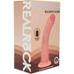 RealRock® 7" Realistic Dual Layered Curved Silicone Suction Cup Dildo - Vanilla