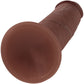 RealRock® 6" Realistic Dual Layered Silicone Sliding Skin Dildo - Chocolate