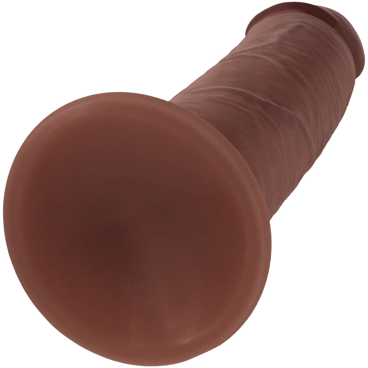 RealRock® Realistic Dual Layered Silicone Sliding Skin Dildo - Chocolate