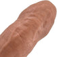 The Reservo Uncut 5.25" Silicone Uncircumcised Dual Density Realistic Dildo By Uberrime - Caramel