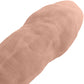 The Reservo Uncut 5.25" Silicone Uncircumcised Dual Density Realistic Dildo By Uberrime - Vanilla