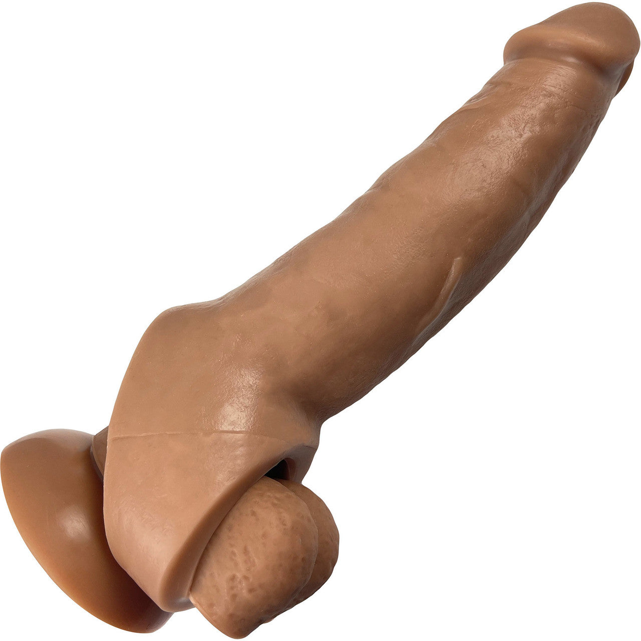 Ride On Silicone Penis Extender By Vixen - Caramel