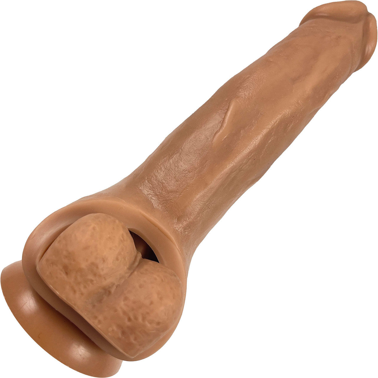 Ride On Silicone Penis Extender By Vixen - Caramel